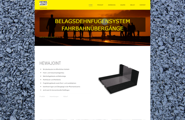Hewajoint Webdesign Referenz von Web-d-vision GmbH