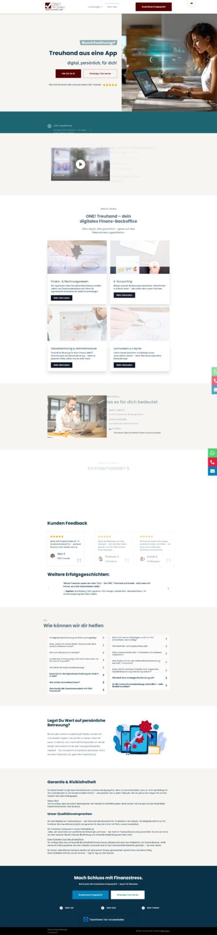 webdesign-projekt-ONE!-treuhand