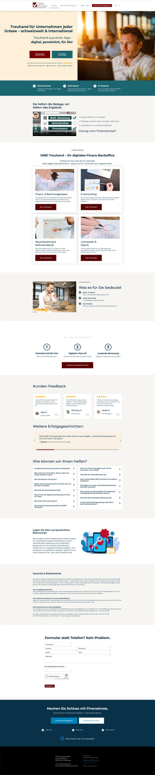 webdesign-projekt-ONE!-treuhand